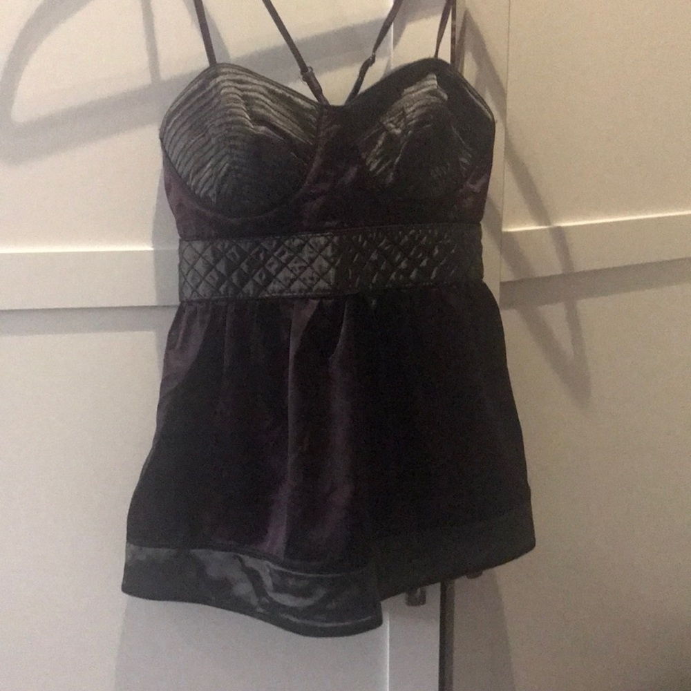 Silk tank blouse